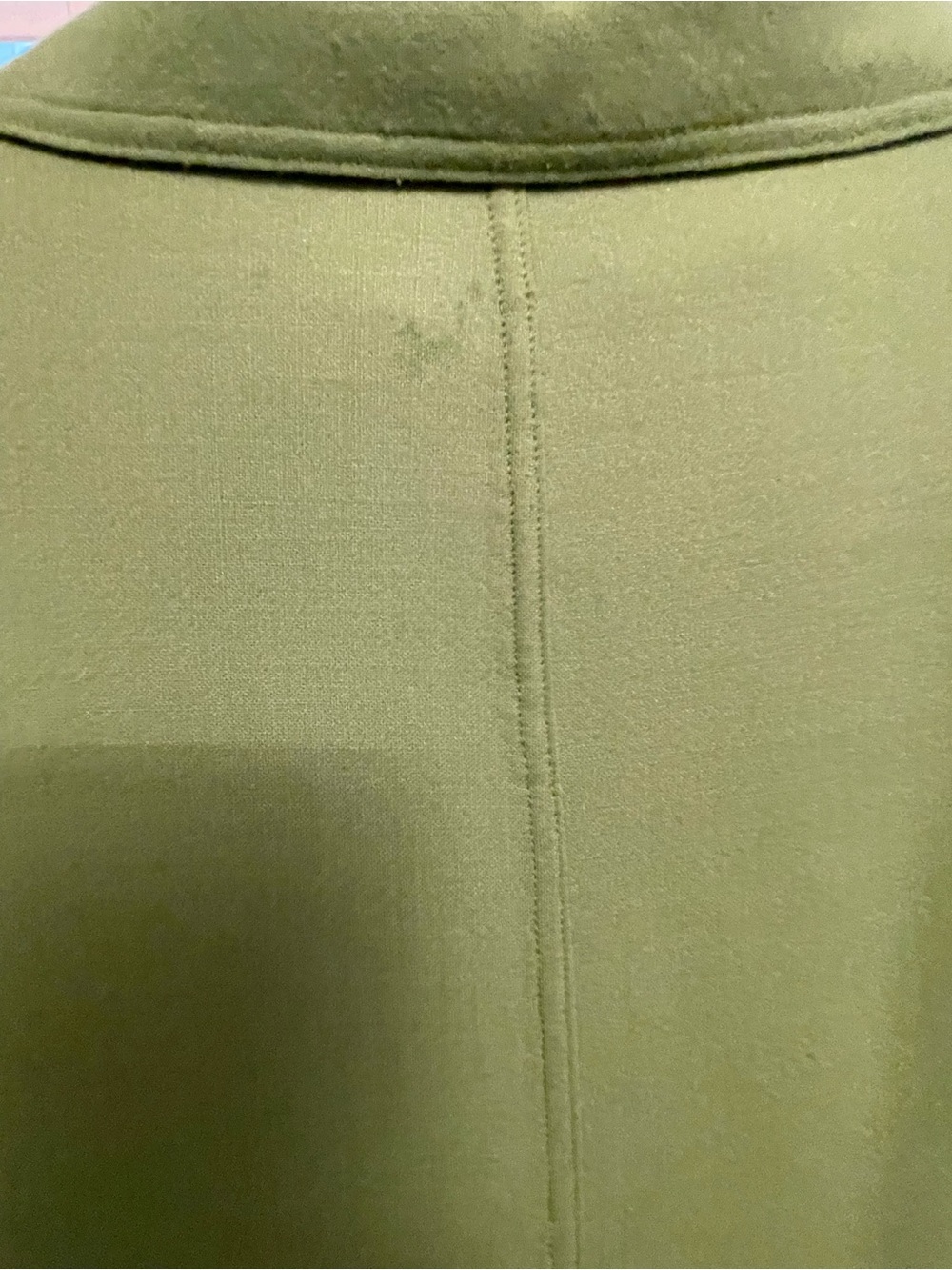 Worth Olive Green Long Blazer Coat - Picture 7 of 12
